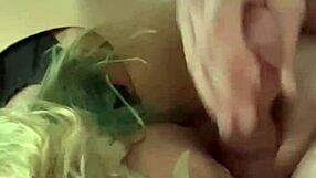 Real Hooker Sucks Cock in Car Backseat and Swallows Every Drop of Cum.