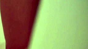 Diamond gets wet and wild in the shower