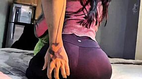 Amateur Latina Cosplays Nerd in Rough Sex