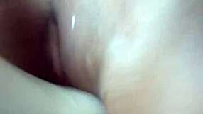 Big dildo makes her cum