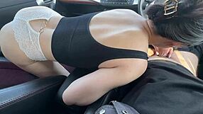 I took my girlfriend to the woods and fucked her in the car! 😈