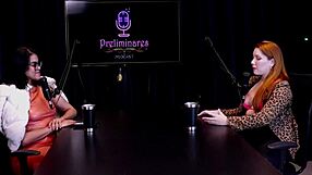 Natasha Fiore as ninfomaniaca needing therapy, swing community helping with sexuality, attending politicians in sheer red