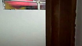 morganita filmed in the bath behind mansion cameras