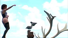 Sierra takes on jenner and trevor in outdoor anal and double penetration