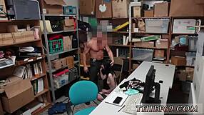 Teenage ebony girl masturbates and squirts while punished