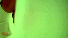 Diamond gets wet and wild in the shower