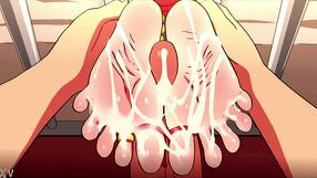 Chizuru Tied Up Footjob