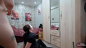 he got trapped by the mistress's juicy ass in femdom play