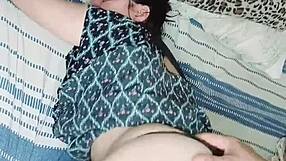 parte 1 in the neighbor's bedroom where i ate that tasty pussy and gave her a deep creampie