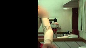 i'm a crossdresser in schoolgirl cosplay, feelin' sexy