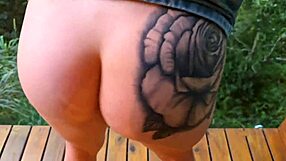 hey i took the chick to a mountain shack and fucked her outdoors with an amazing view