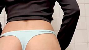 Friend Dances Energetically In Leggings