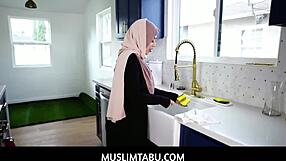 muslimtabu - big tits curvy hijab wife tokyo lynn can't resist her horny husband no more