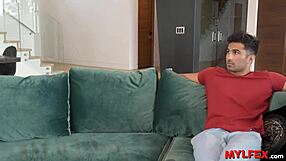 Stepmom convinces lazy stepson in raunchy doggystyle fucking!