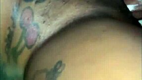 Ebony Babe Sucks And Rides Monster Cock Deep