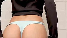 Friend Dances Energetically In Leggings