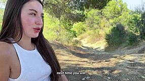 Lost in woods, stranger shows secret passage with big cock fucking