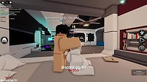 I let a horny man fuck and creampie me in a Roblox condo game.
