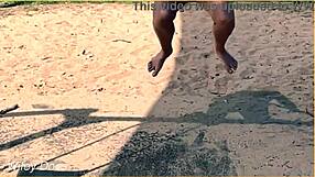 Wife Flashes Pussy On Swing Without Panties