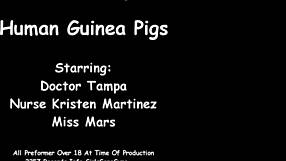 Human guinea pigs in the hospital, Miss Mars spreads her big ass. 😈