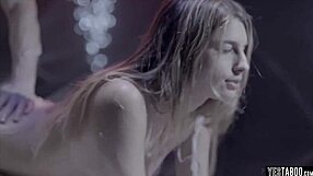 The couple felt overwhelmed as aliens bent them over for rough galactic sex.