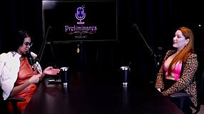 Natasha Fiore as ninfomaniaca needing therapy, swing community helping with sexuality, attending politicians in sheer red