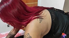 Spanish woman enjoys cumshot with young guy, unaware husband listens nearby.