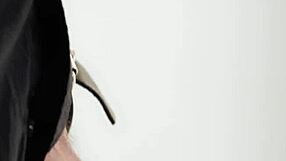 Russian Mistress Shares Erotic Moment With Two Studs.