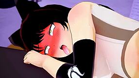 Team Rwby engages in pov creampie during workout