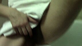 Brunette shares homemade solo moments