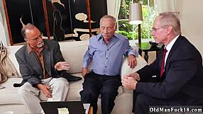 Frannkie gets banged by the old gang in a door-to-door tag team.