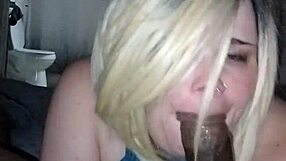 Snowbunnyqueen27 Teases Cage Fighter's Beautiful BBC with Deep Throats