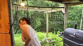 Bold Korean Model Kim Woohyun Shows Big Tits