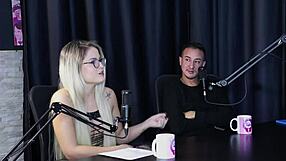 Marina Karam fucks in Bora Cast with Bruna Carlos in sheer red lingerie!