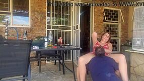 My Friend's Wife Cheats with Outdoor Muff Diving