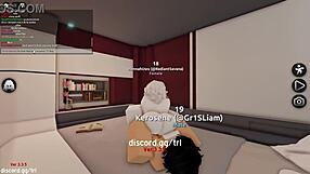 I let a horny man fuck and creampie me in a Roblox condo game.