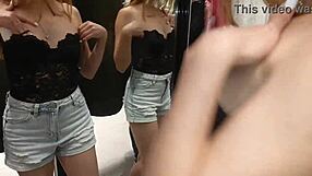 depraved friend invited me to the fitting room