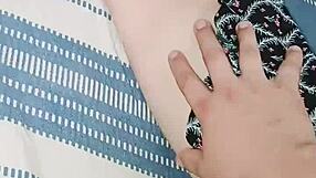 parte 1 in the neighbor's bedroom where i ate that tasty pussy and gave her a deep creampie