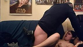 hardcore sex with big black cock pounding pussy