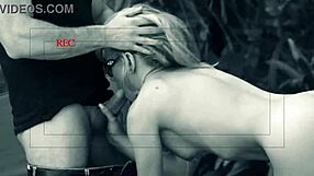 Aubrey Adams Rubs Herself Outdoors Before Intense Fucking