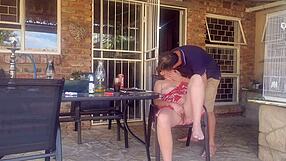 My Friend's Wife Cheats with Outdoor Muff Diving