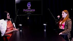 Natasha Fiore as ninfomaniaca needing therapy, swing community helping with sexuality, attending politicians in sheer red