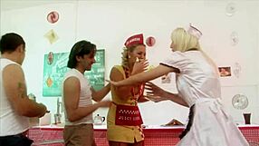 i'm a milf waitress getting facial in foodie foursome