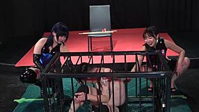 Masochist Male Market - Unsold Masochist Man's Last Visitor Gets Choked And Dominated