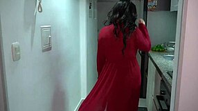 Big-Ass Stepmom Caught By Burglar!