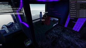 Two hot demons engage in passionate sex in the bedroom.