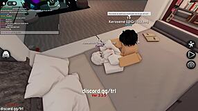 I let a horny man fuck and creampie me in a Roblox condo game.