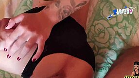 He says, 'Wake up to my hard cock,' and finishes in her pussy