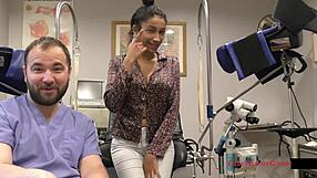 Human guinea pigs in the hospital, Miss Mars spreads her big ass. 😈