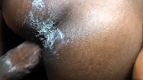 Young creamy pussy drilled by monster cock suggestively